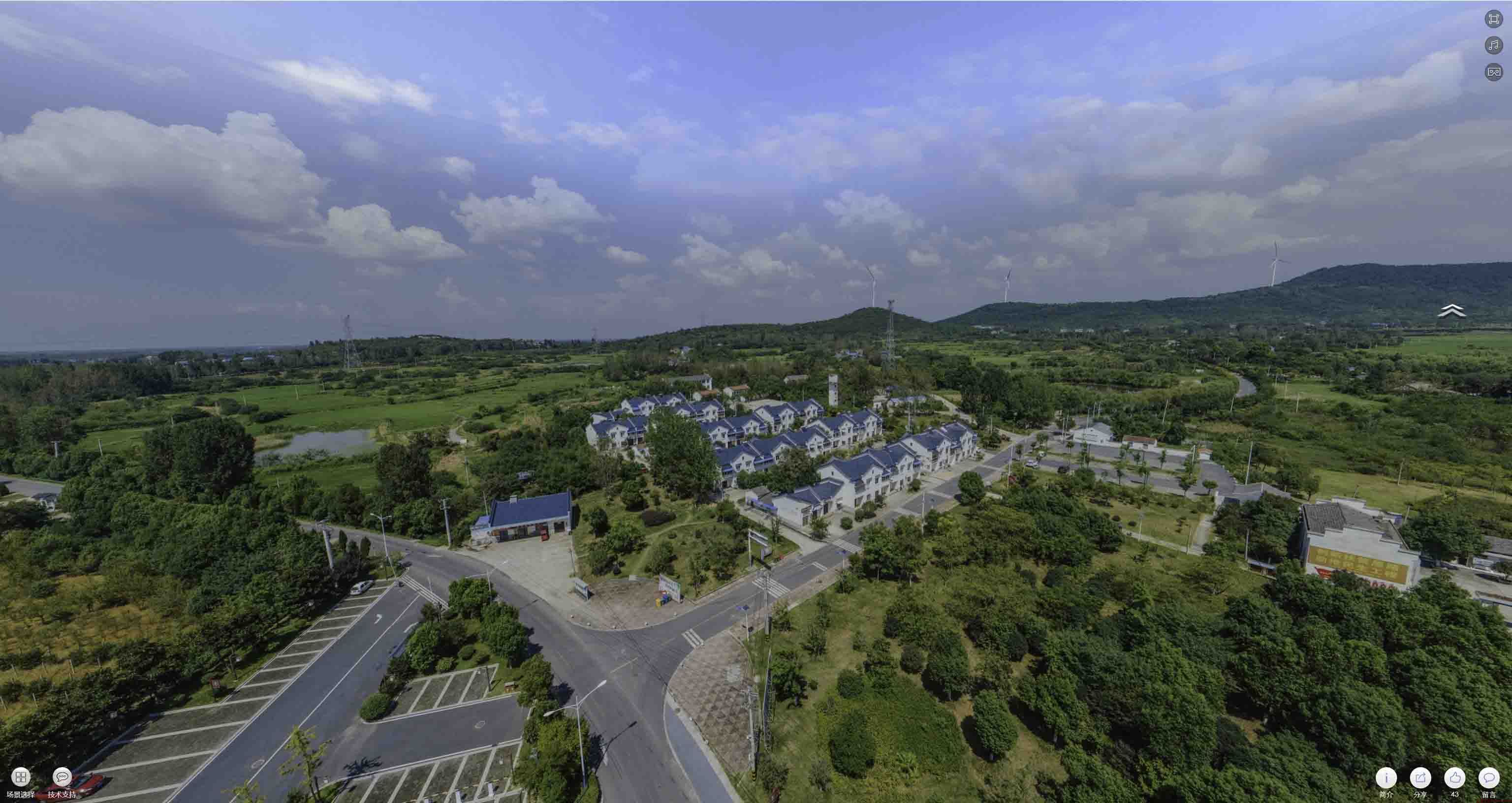 湾岭镇360全景拍摄：记录生活每一刻的完整视角——在手绘地图中的创意应用